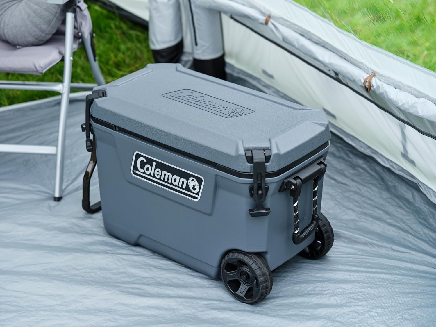 Coleman Convoy Hochleistungs-Kühlbox | 27L - 22L Fassungsvermögen | Hält EIS bis zu 5 Tage lang | Vollschaumisolierung | Große, tragbare Eisbox für den harten Einsatz im Freien & auf Baustellen