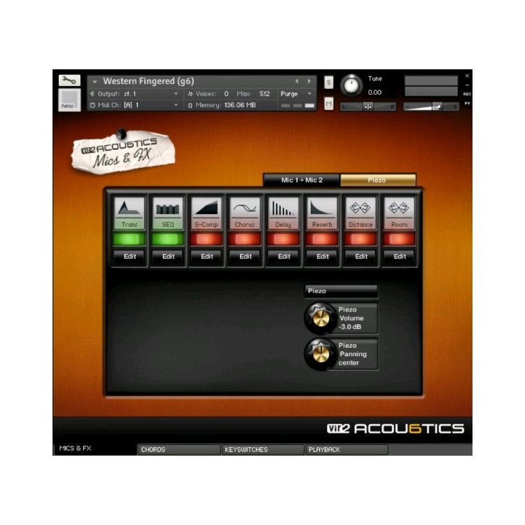 VIR2 Acou6tics virtuele akoestische gitaar software