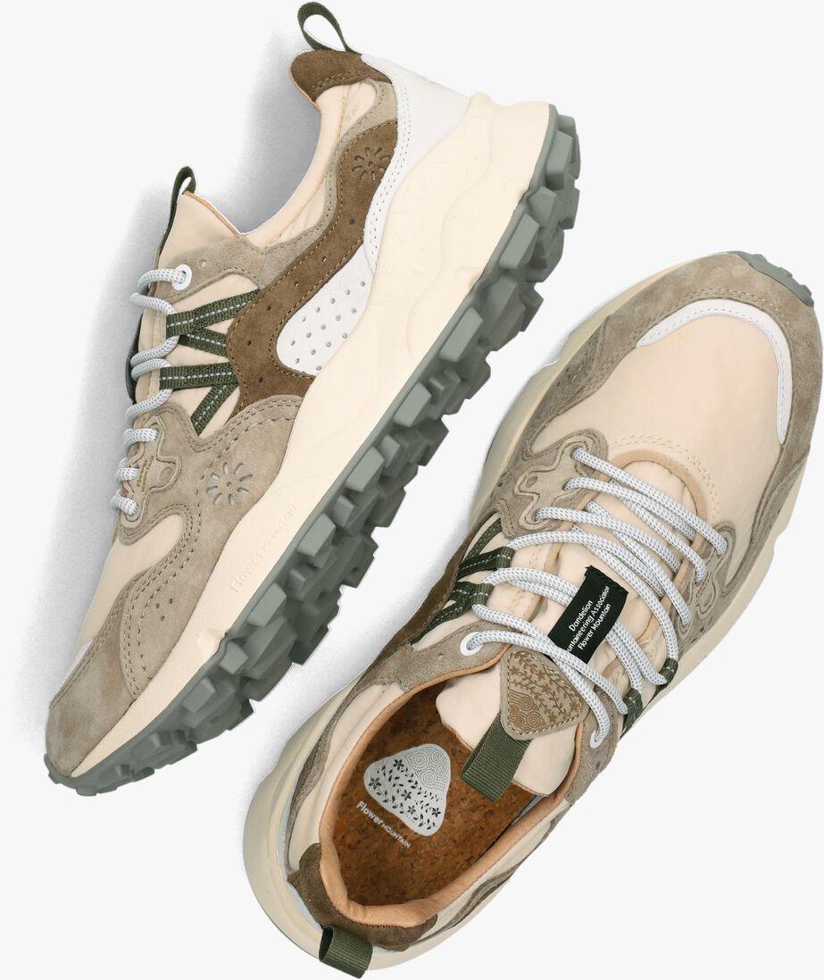 FLOWER MOUNTAIN witte flower mountain lage sneakers yamano 3 man