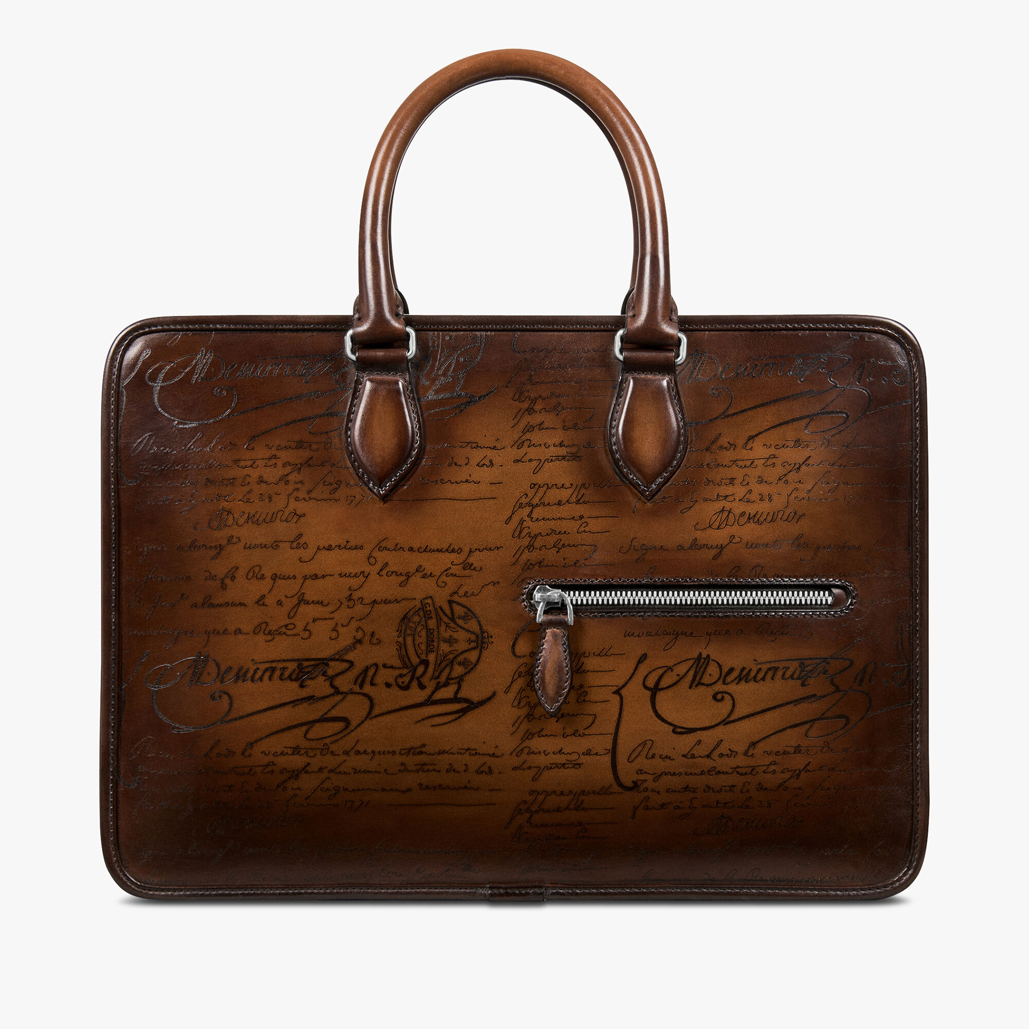 Cartable Un Jour Petit Modèle En Cuir Scritto