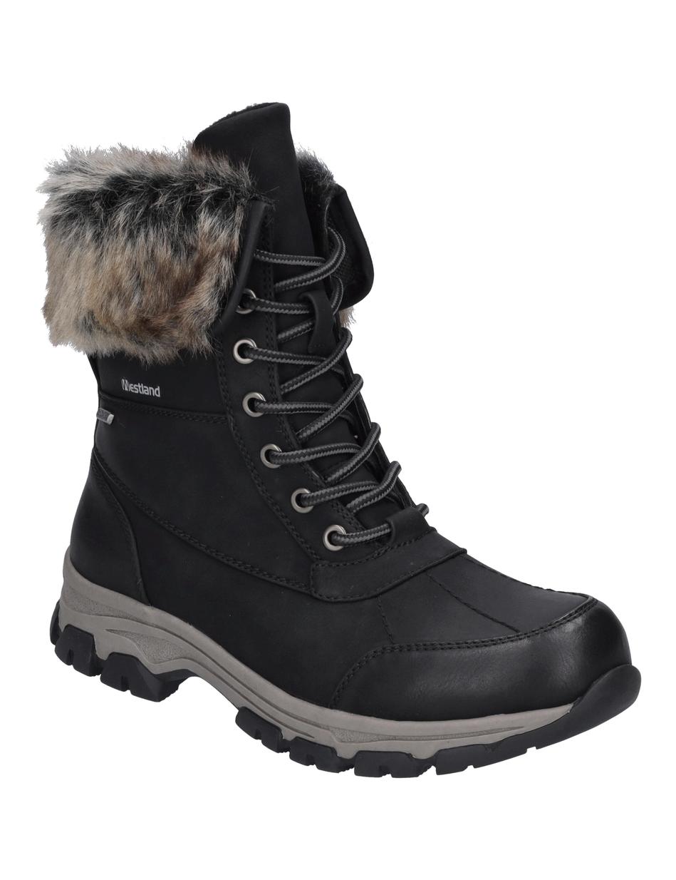 Stiefel Chambery 04, schwarz-kombi