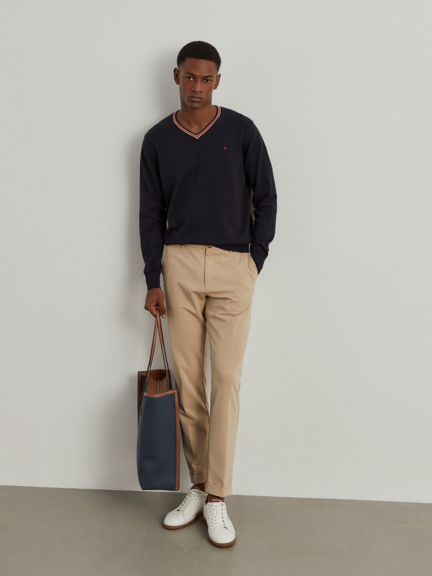 Calças chino regular fit