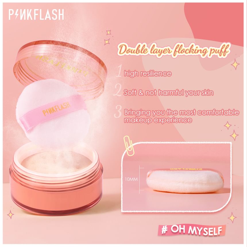 PINKFLASH - Olie-controller Transparante Losse Poeder - 3 Kleuren