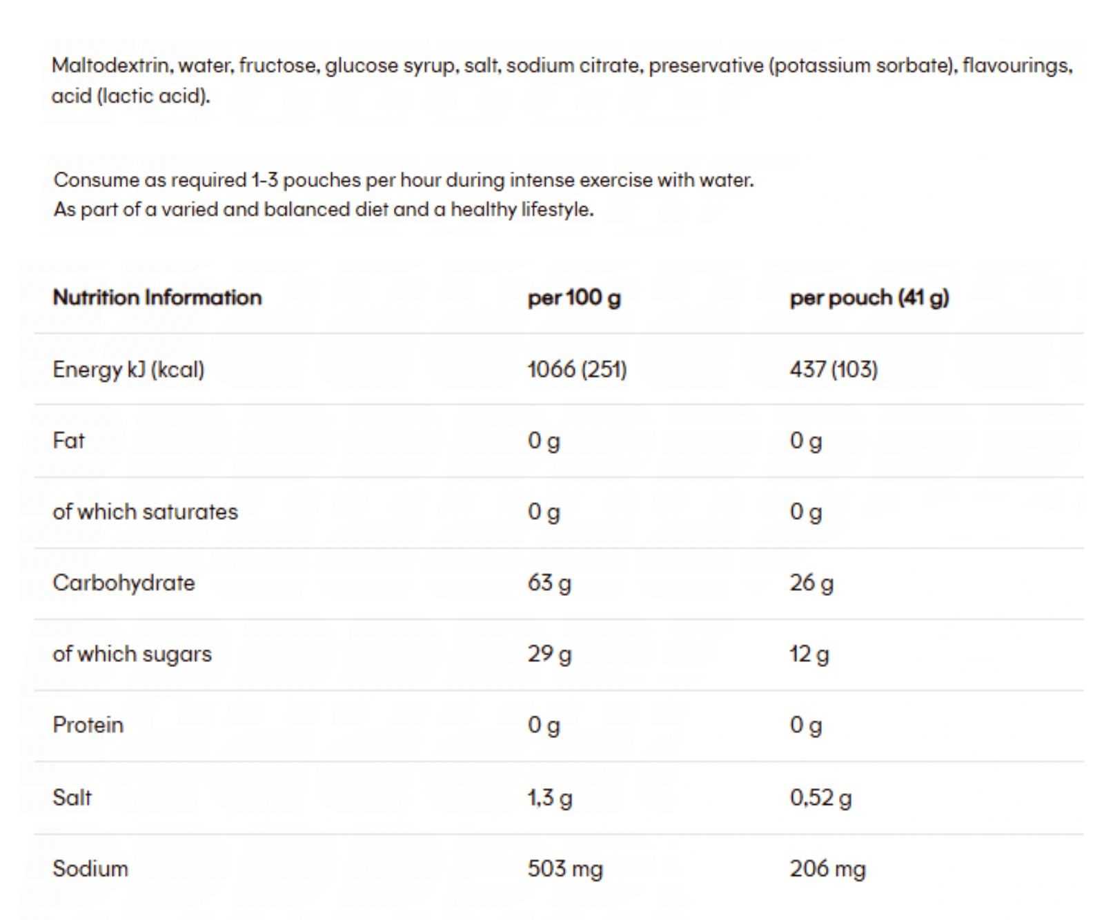 PowerBar Power Gel Original 41 g
