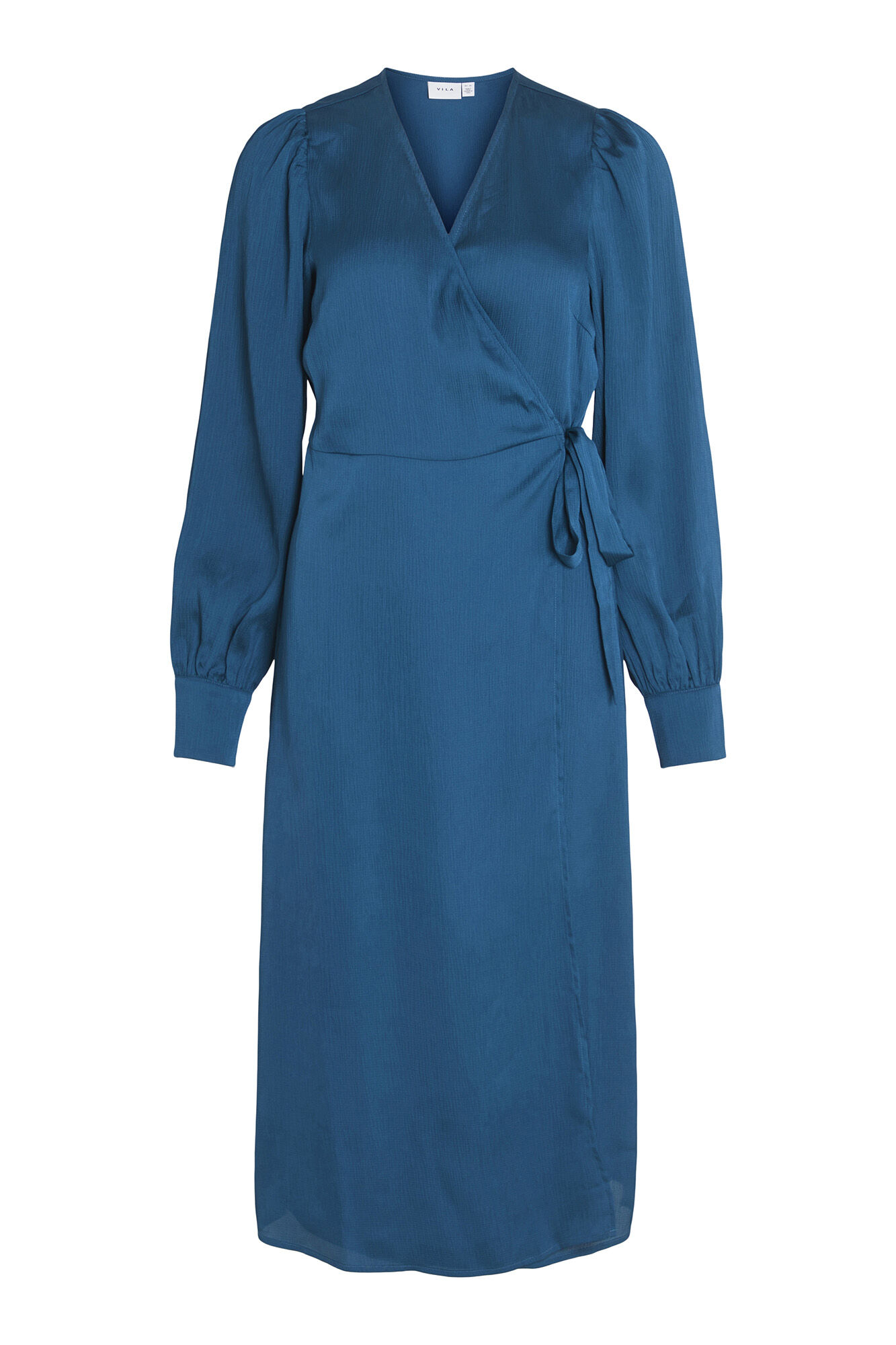 Vestido midi de cetim