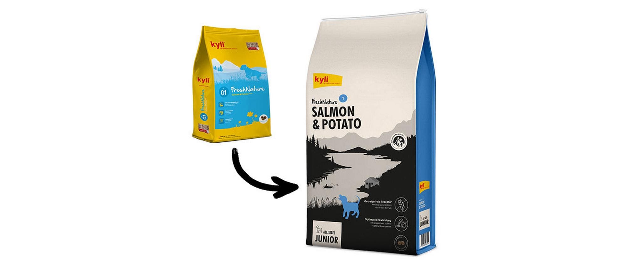 Trockenfutter FreshNature Nr. 1 Junior, 12 kgAlleinfuttermittel für junge Hunde