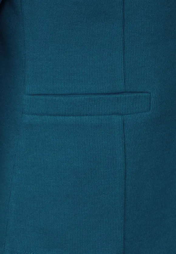 Basic Blazer mit Raffungen - bright turquoise