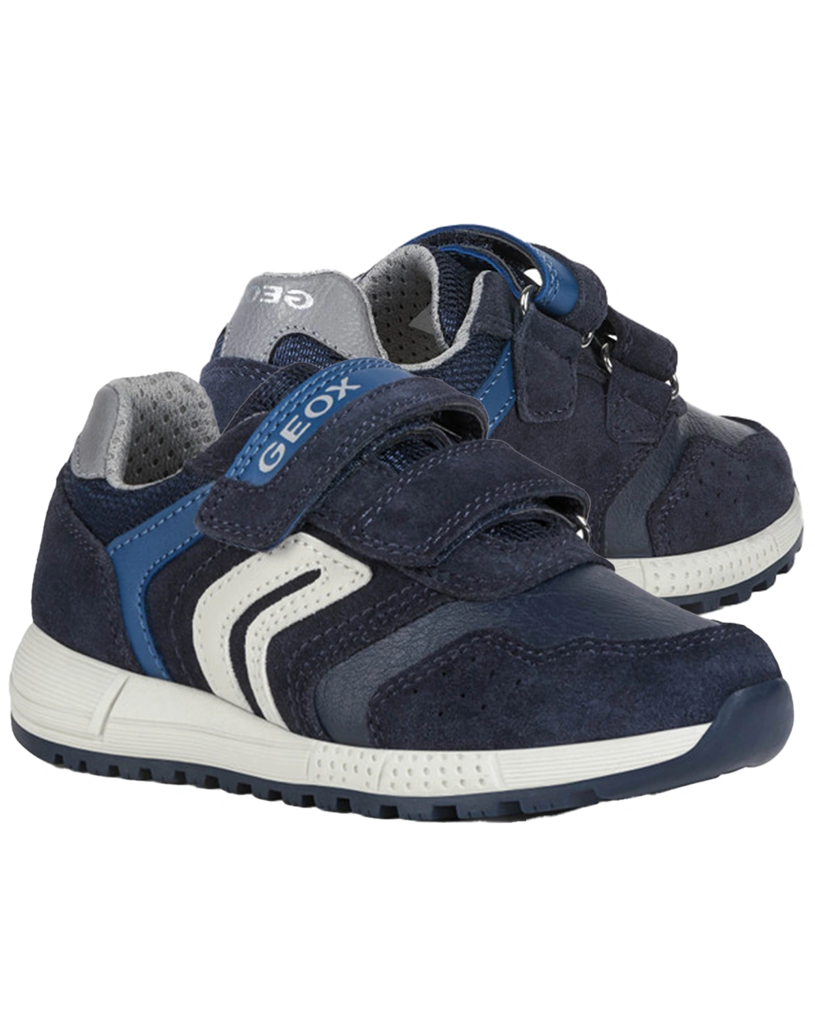 Klettsneaker ALBEN JUNIOR in navy/avio