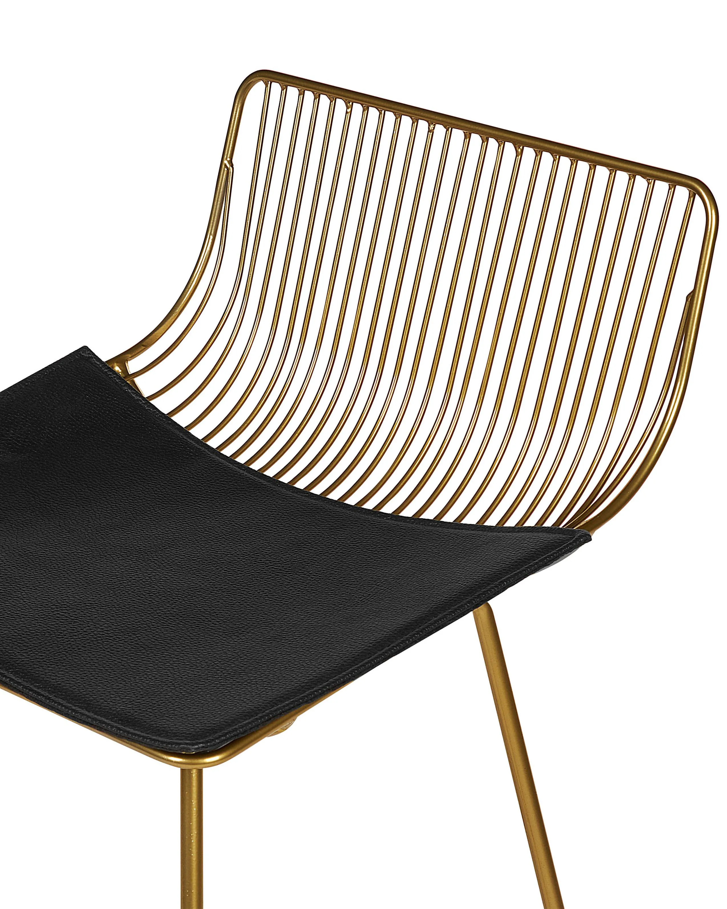 Set van 2 barstoelen FREDONIA Metaal Goud