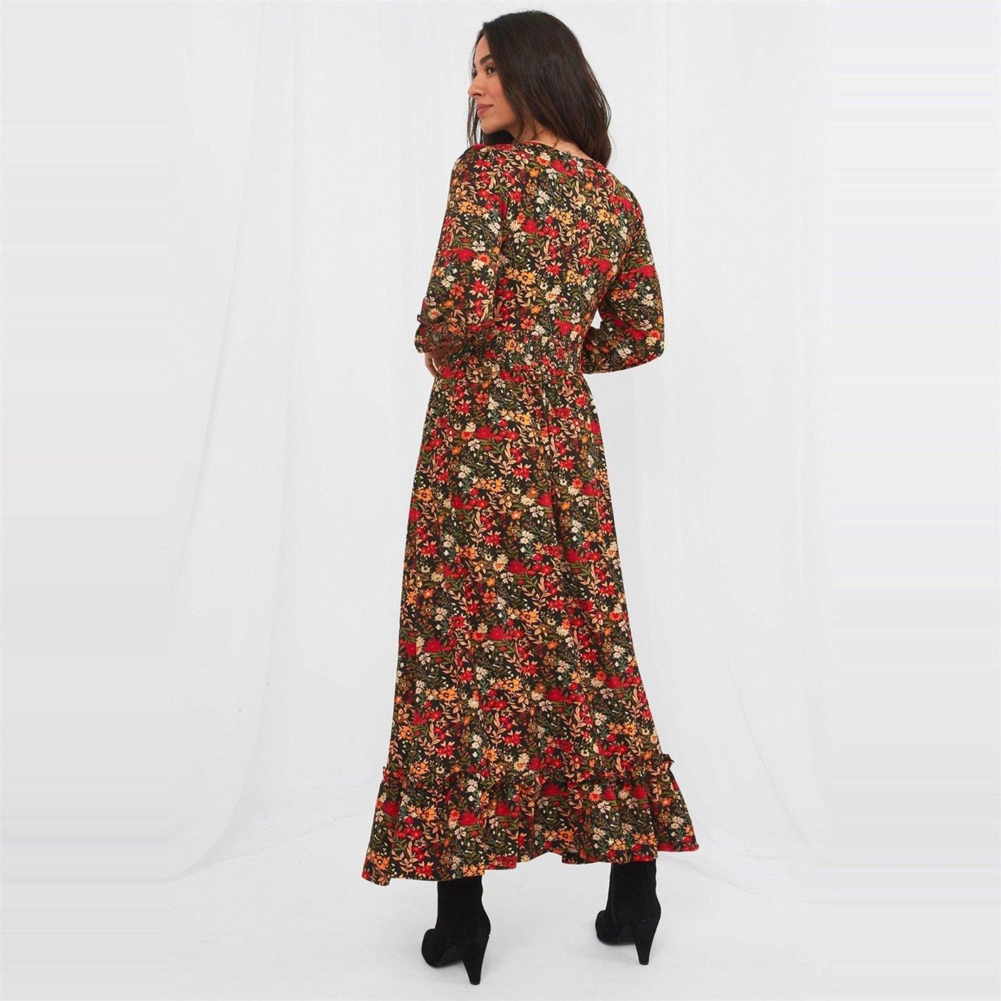 Joe Browns Ladies Floral V Neck Maxi Dress