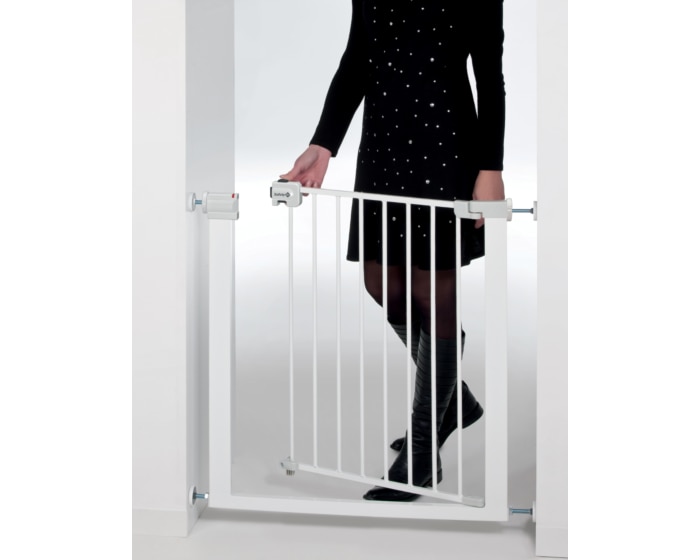Easy Close Metal SecureTech Ab 6 Monate bis 2 Jahre      Schnelle und einfache Installation |    Bis zu 136 cm erweiterbar |    Ultra sicher |    Erweiterbar |