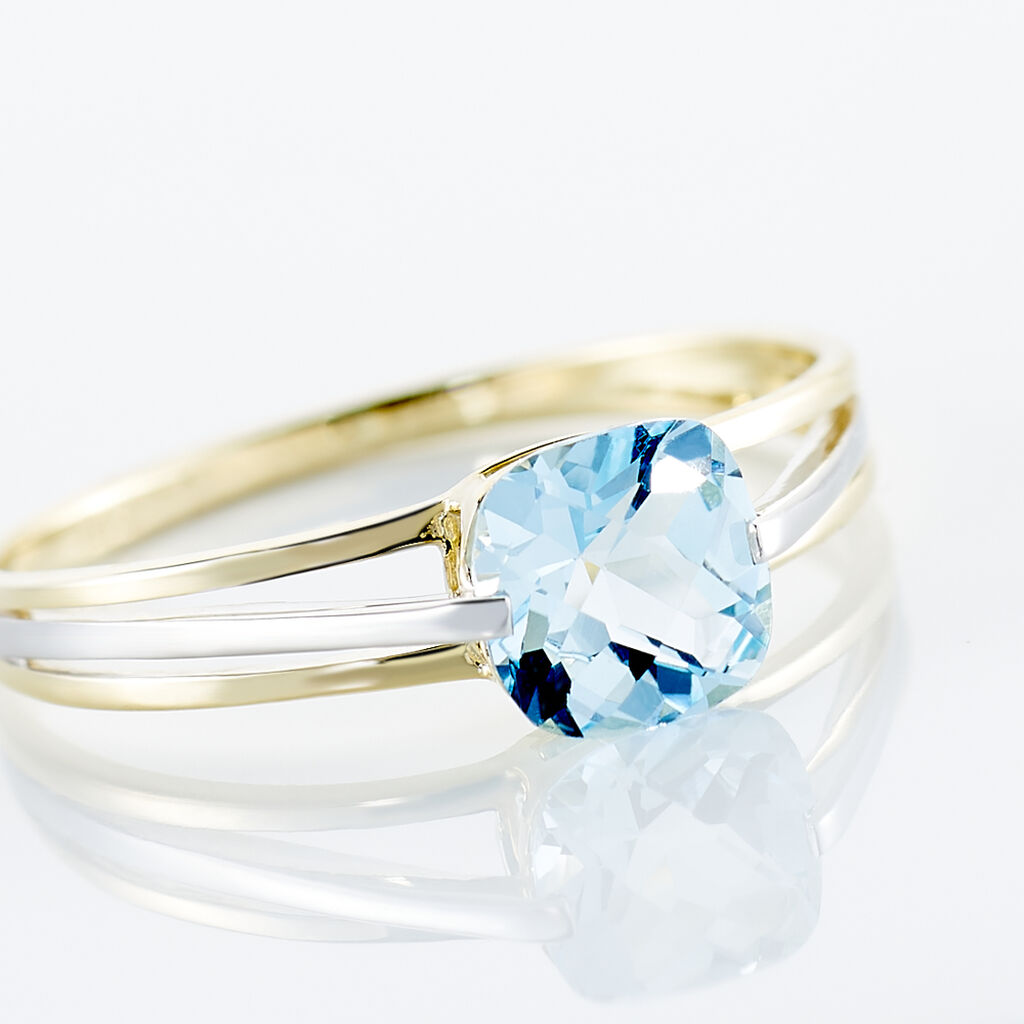 Bague Sidoine Or Bicolore Topaze