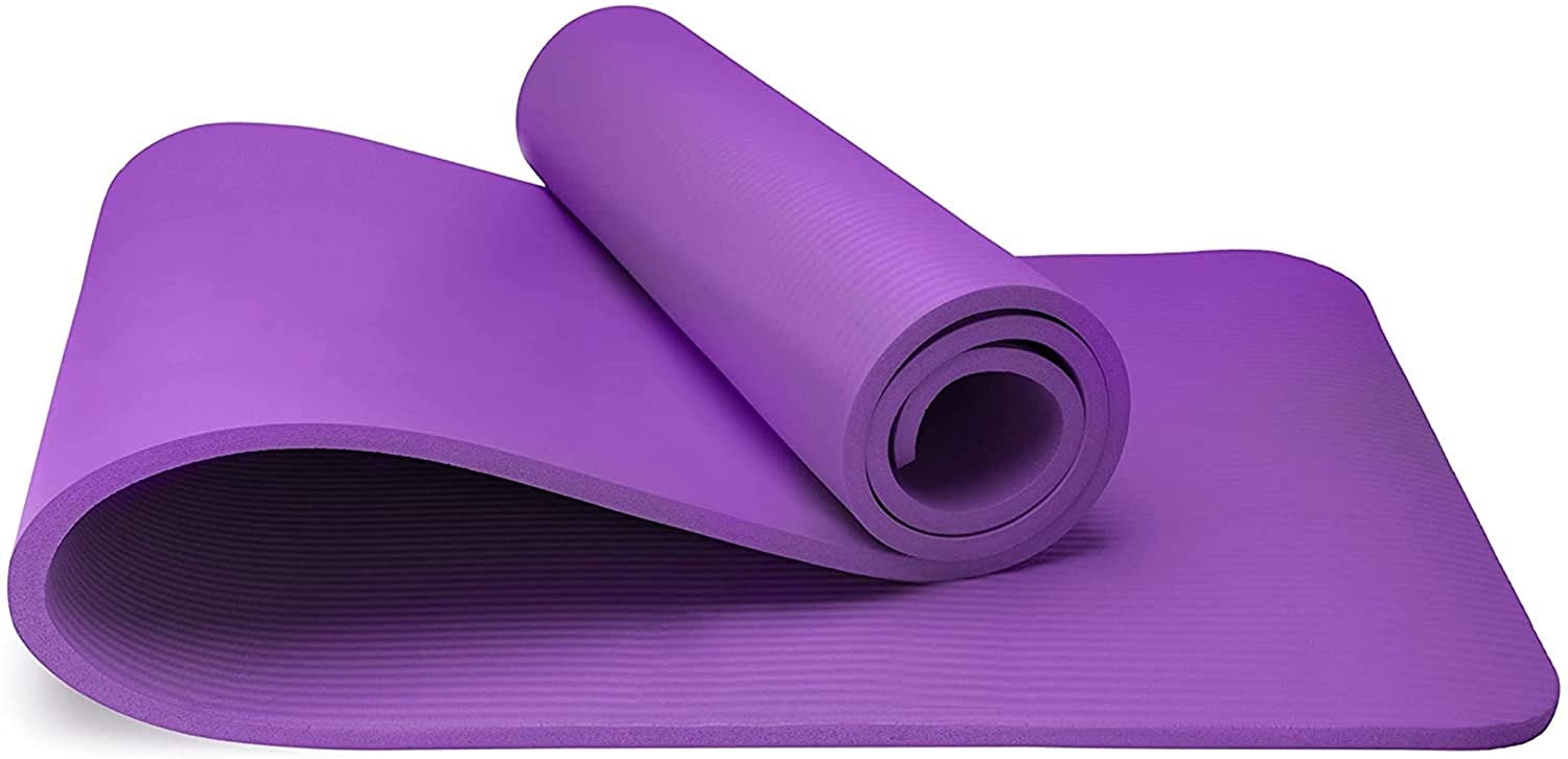 (183x61x1cm) Fitness Yogamatte Pilates Gymnastikmatte Workout Übungsmatte - Lila