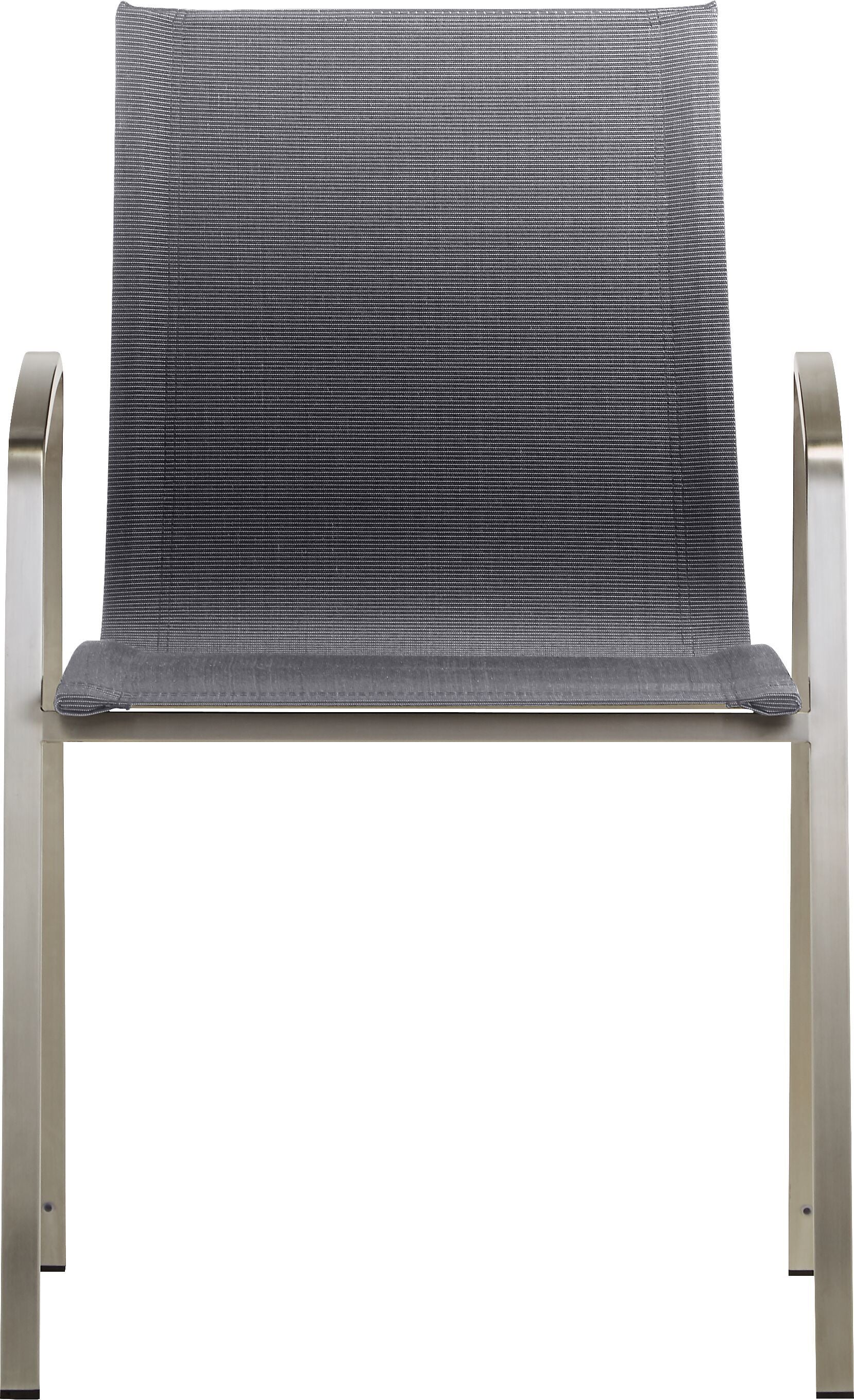 MALO Stuhl - Edelstahl / B: 54.0 cm x T: 53.0 cm x H: 87.0 cm