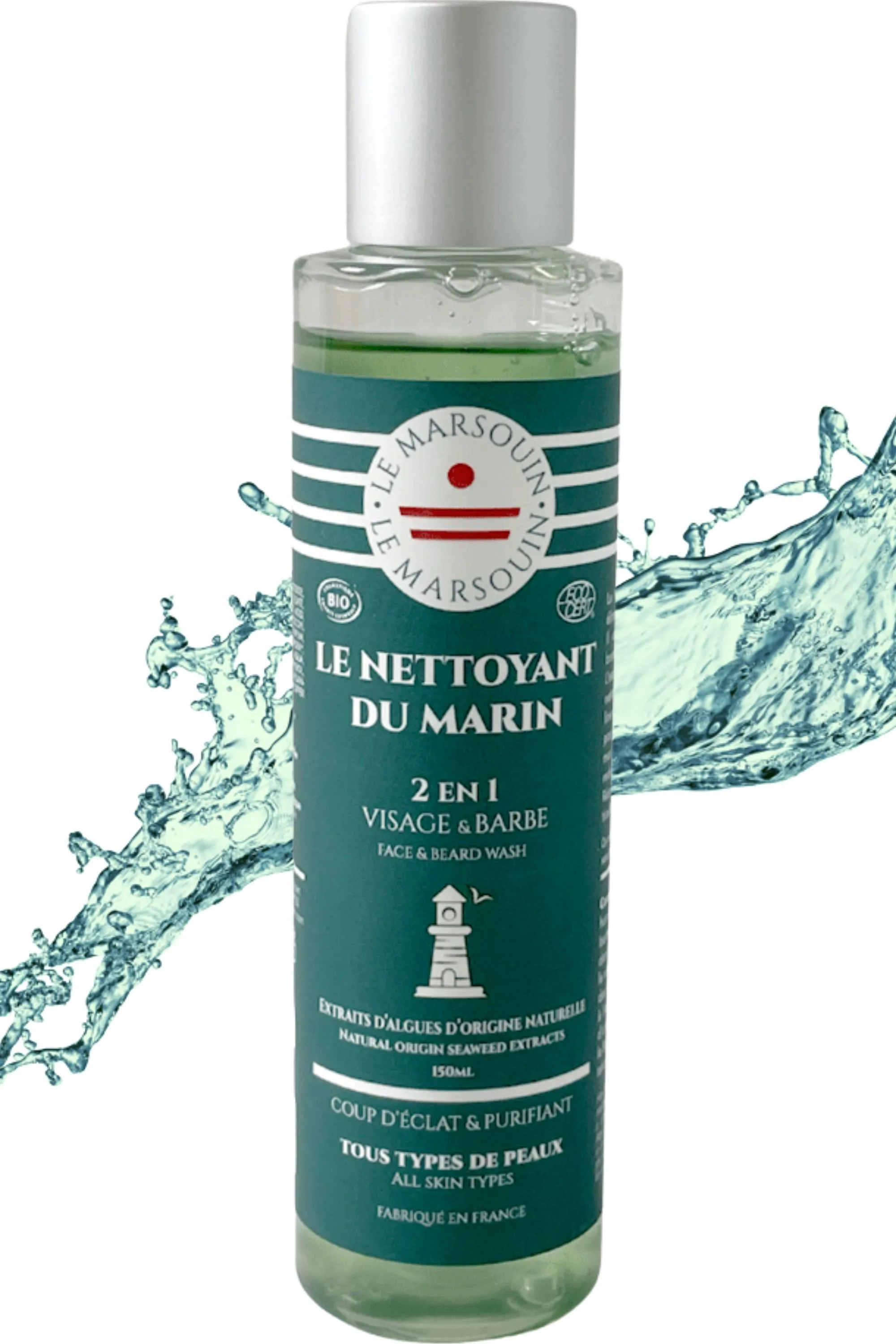 LE MARSOUIN Nettoyant visage du Marin-150 ml