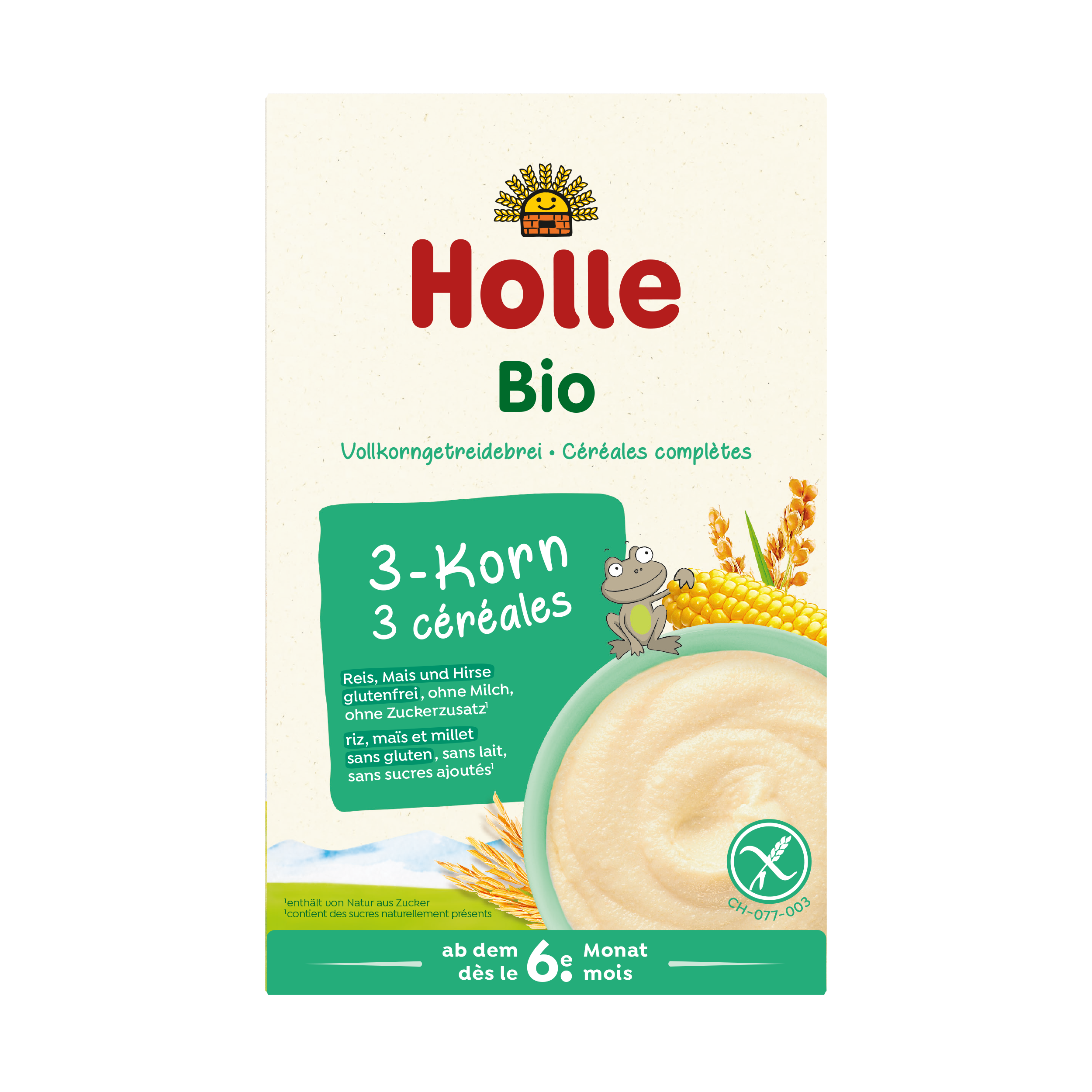 HOLLE Babybrei 3-Korn Bio 250 g