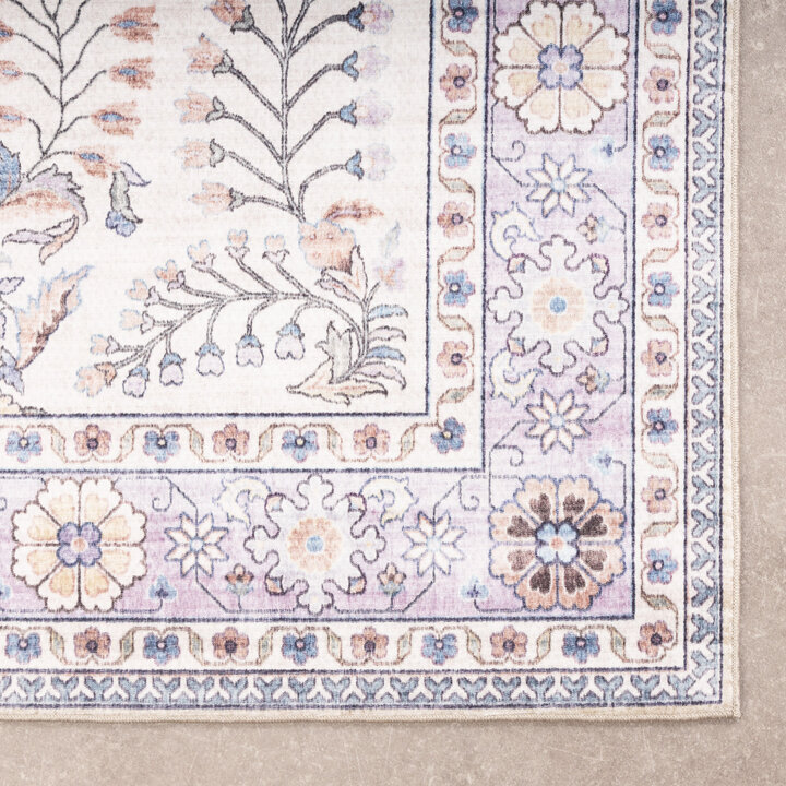 Vintage buitenkleed - Santo Flora Wit