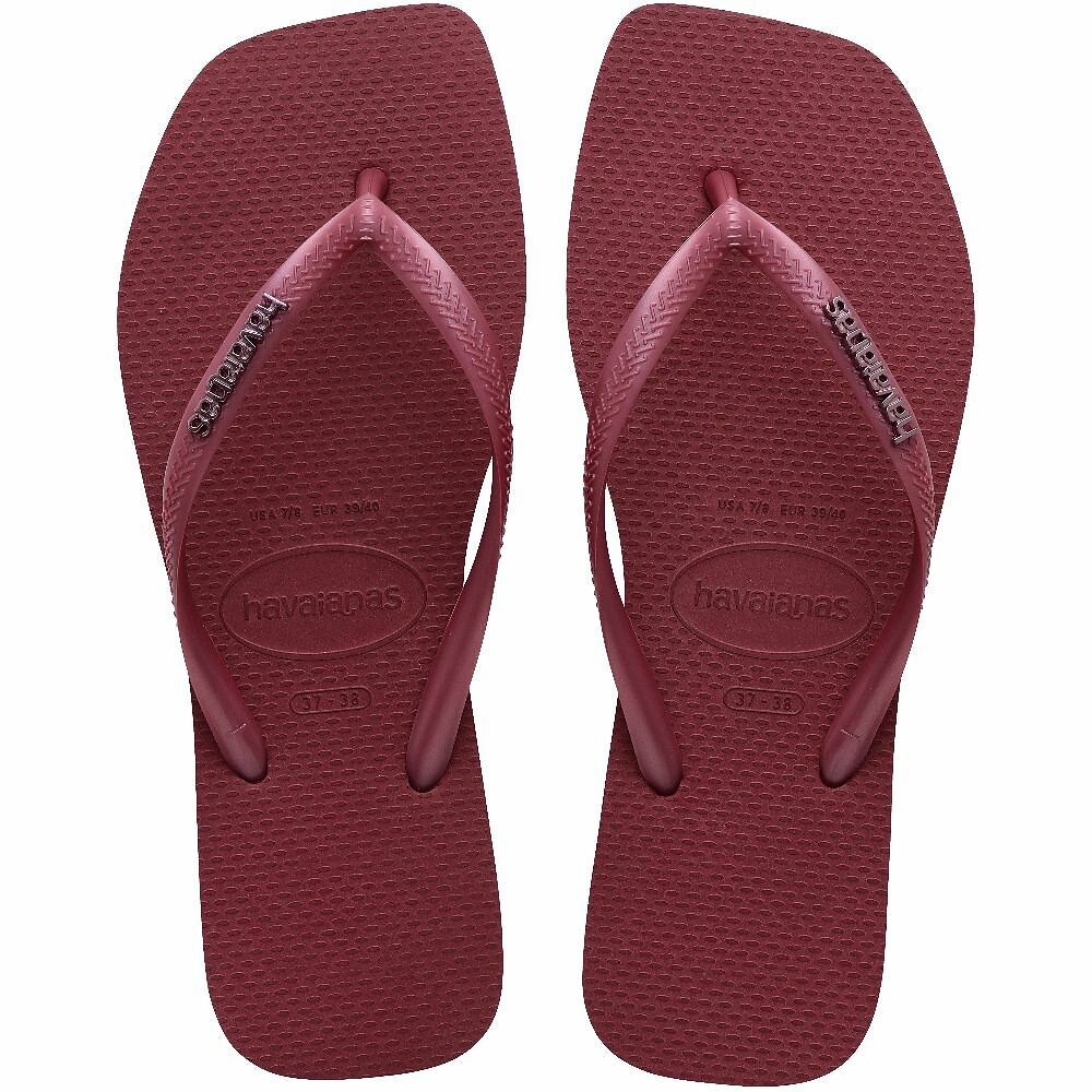 HAVAIANAS<br>Teenslippers Slim Square Logo Metálico