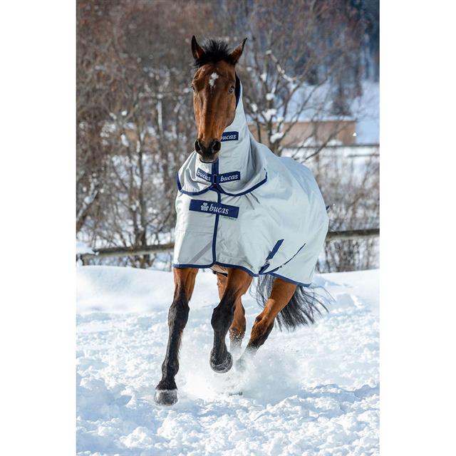 Halsstuk Bucas Power Turnout Combi 300gr Zilver
