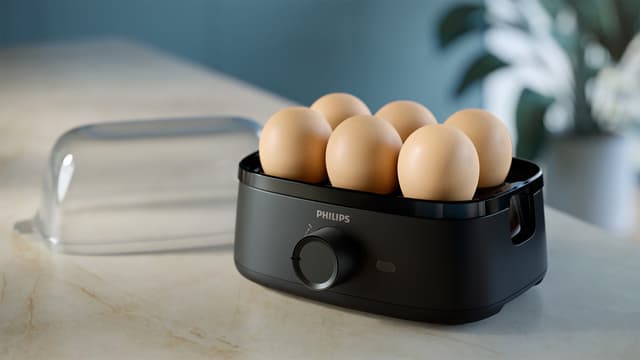 Philips 3000 Series æggekoger HD9137/90 (dyb sort)