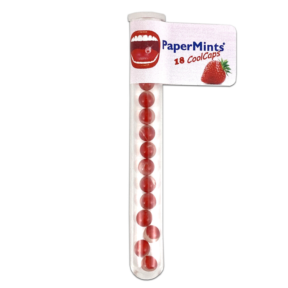 PaperMints CoolCaps Aardbei18 stuks