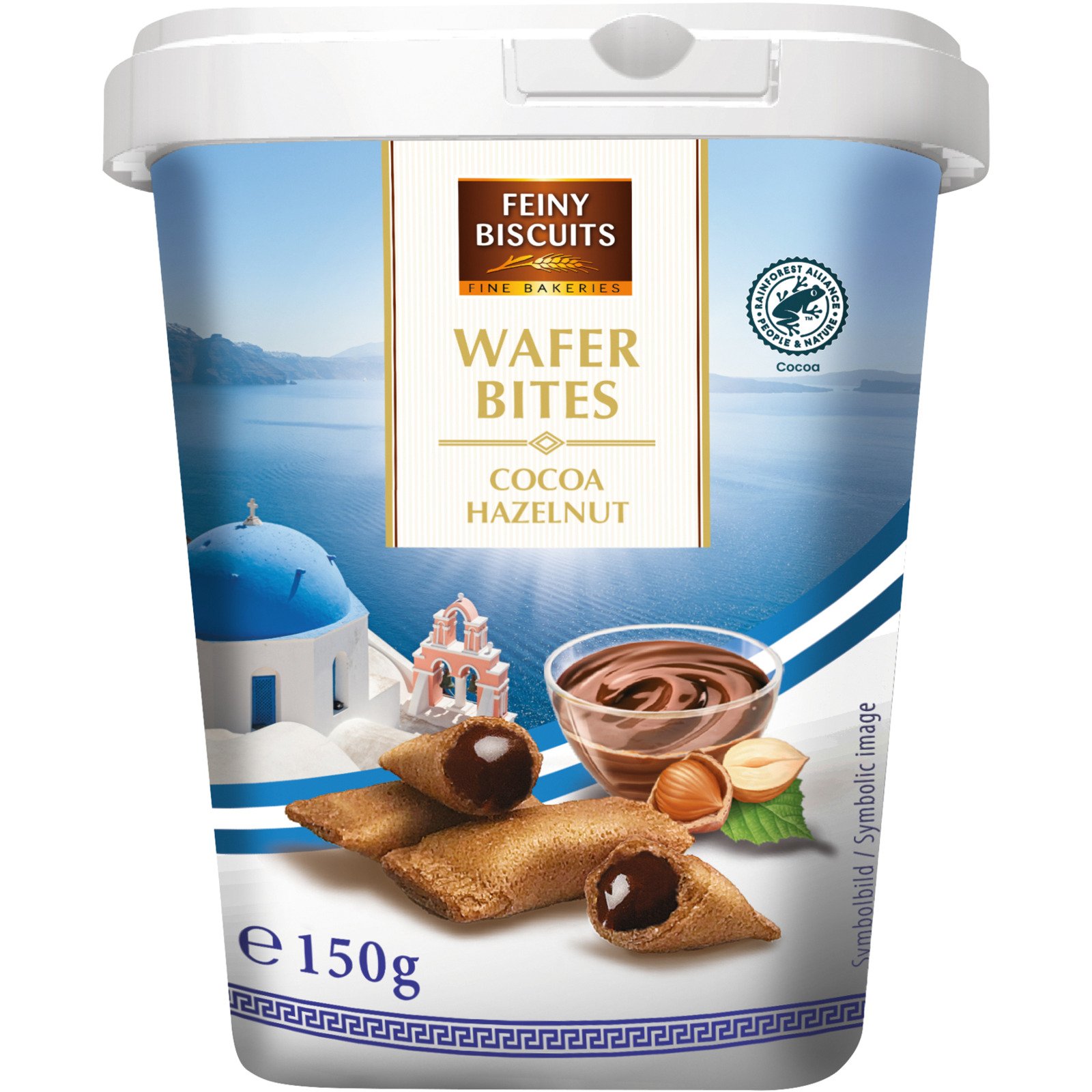 FB Wafer bites Schokolade-Haselnuss 150g