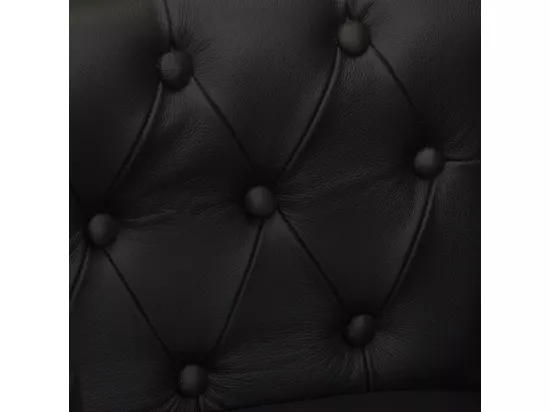 Fauteuil Noir Cuir véritable