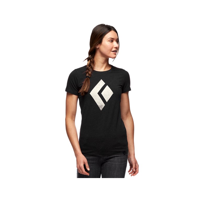 Black Diamond Chalked Up Tee Women Black