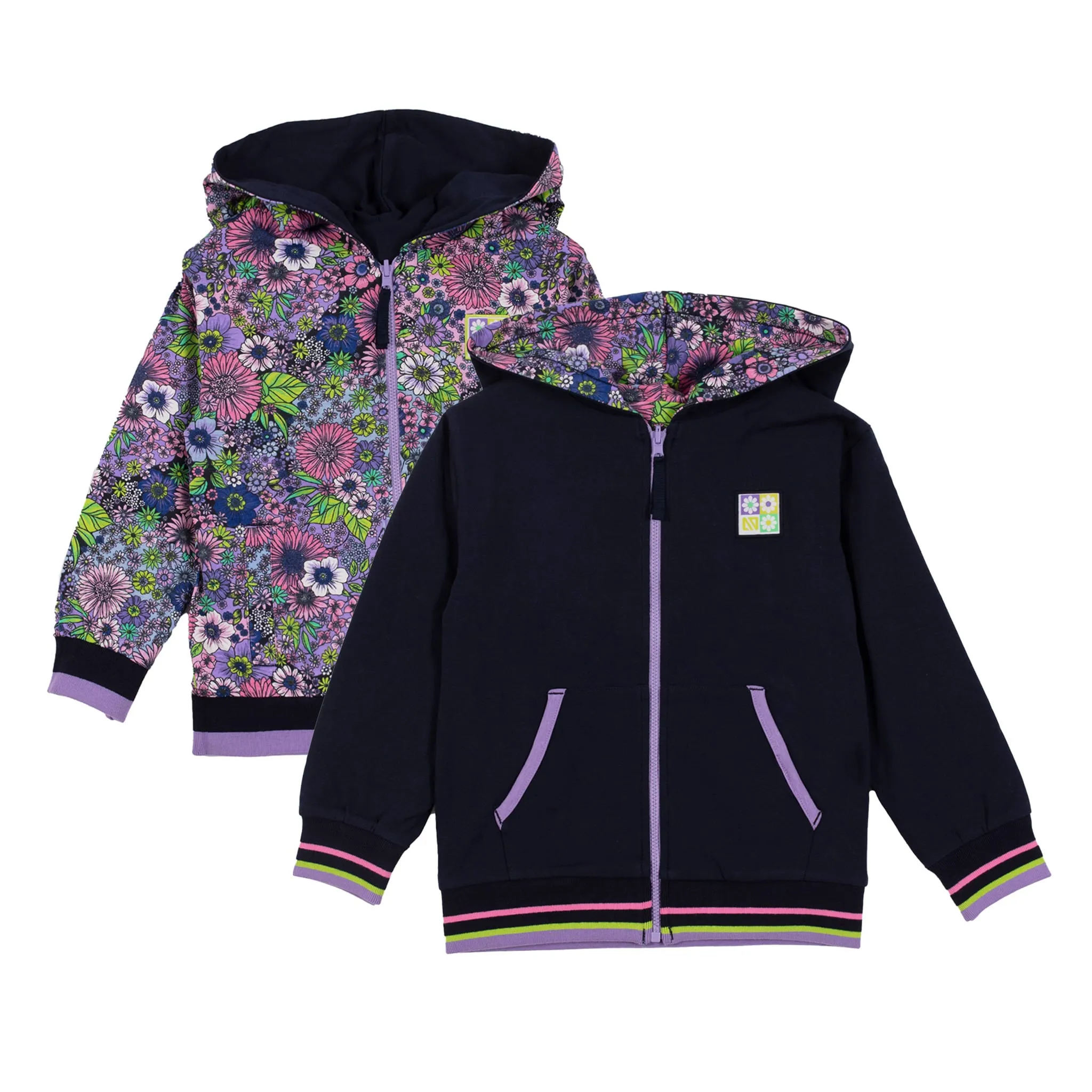 Nanö Kangourou Zip Réversible Paix 7-12ans