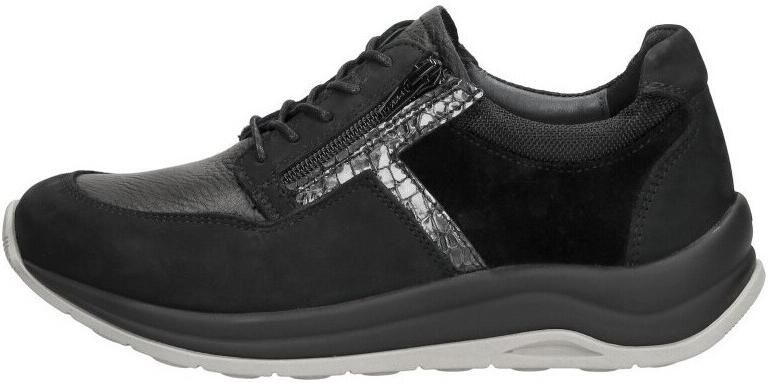 Wolky Veterschoenen Comrie zwart combi leer