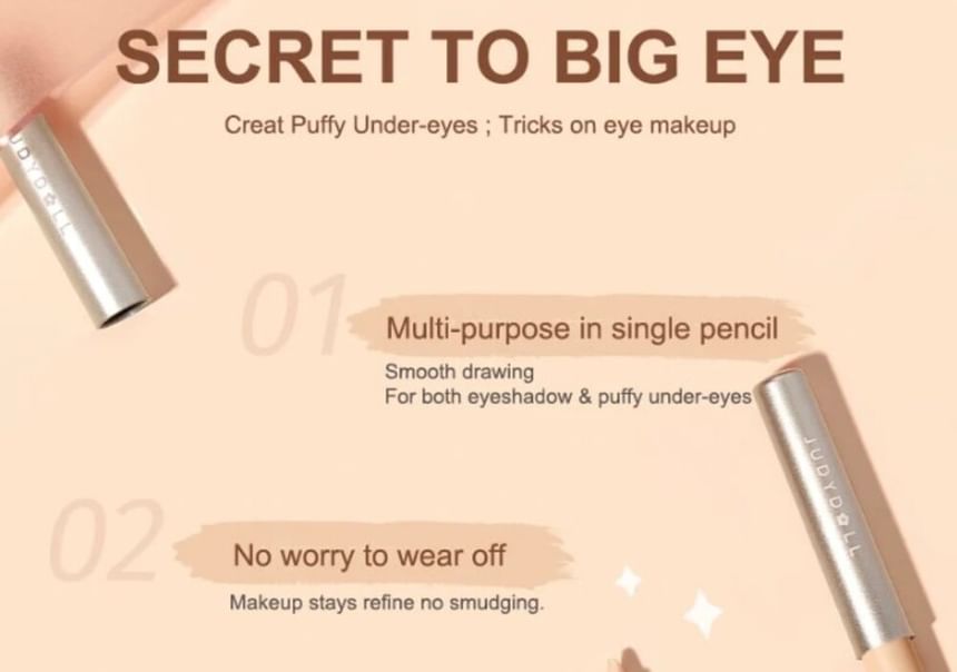 Judydoll - Creamy Gel Liner Oogschaduwpotlood - 3 Kleuren
