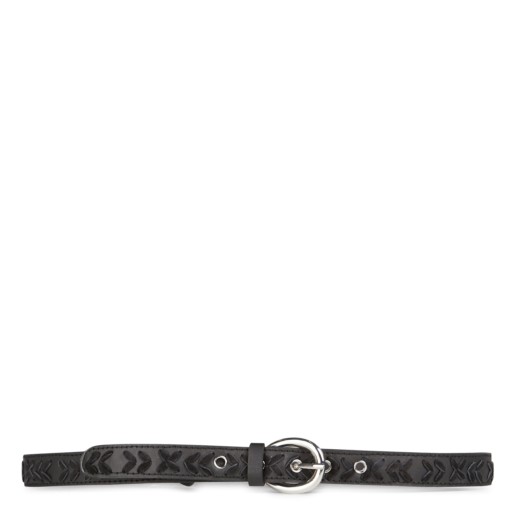 Ceinture en cuir| Noir