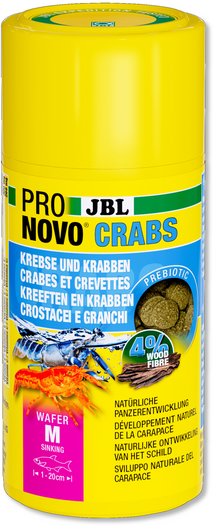 JBL Pronovo Crabs Wafer M 100ml | Zinkende voederwafers