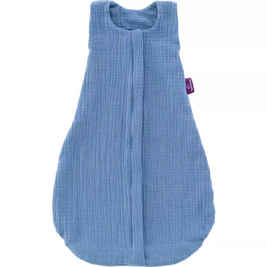 Träumeland Sommerschlafsack LIEBMICH Musselin hellblau
