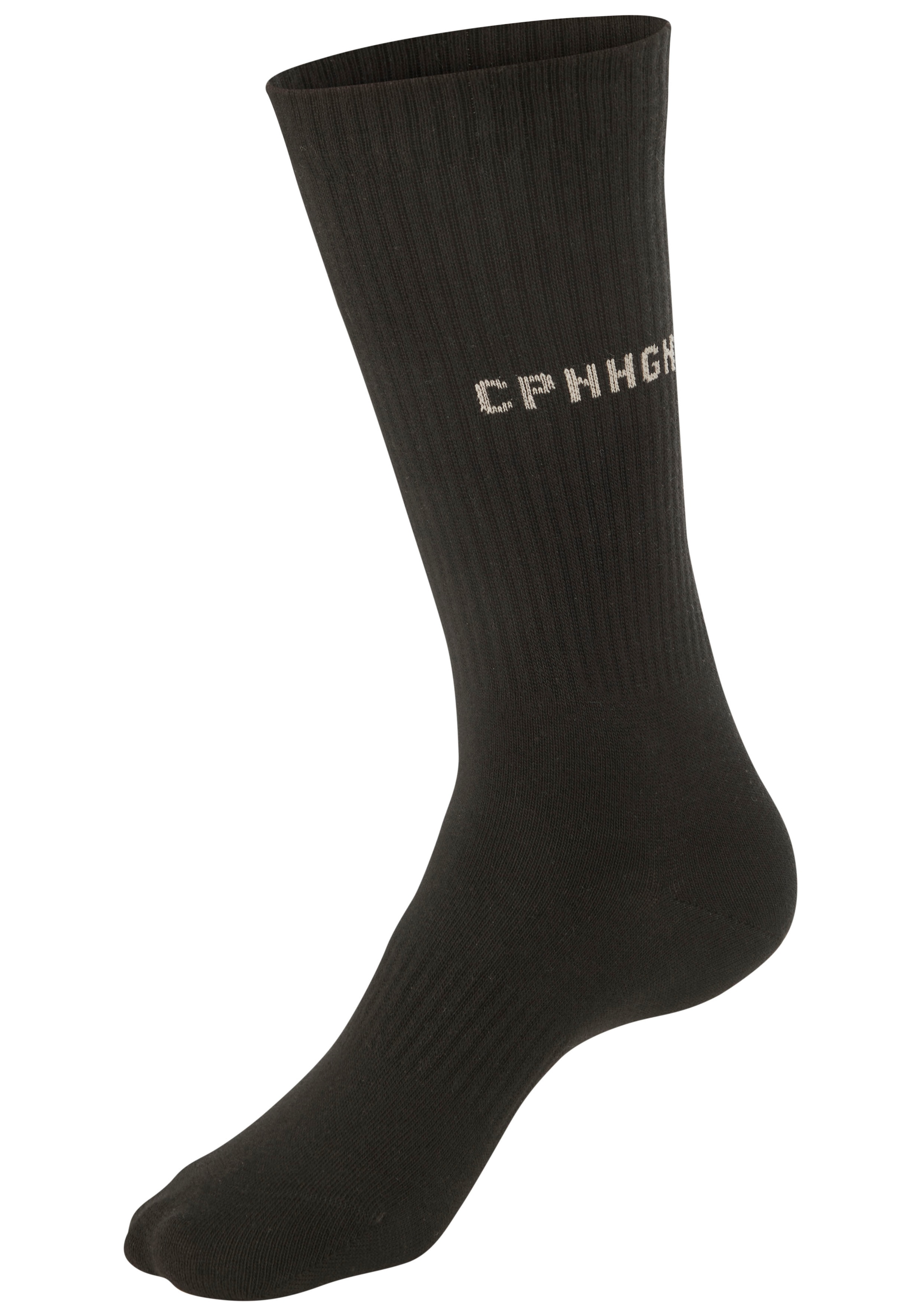 Copenhagen Studios Langsocken Packung, 2 Paar tlg. gemustert und in uni