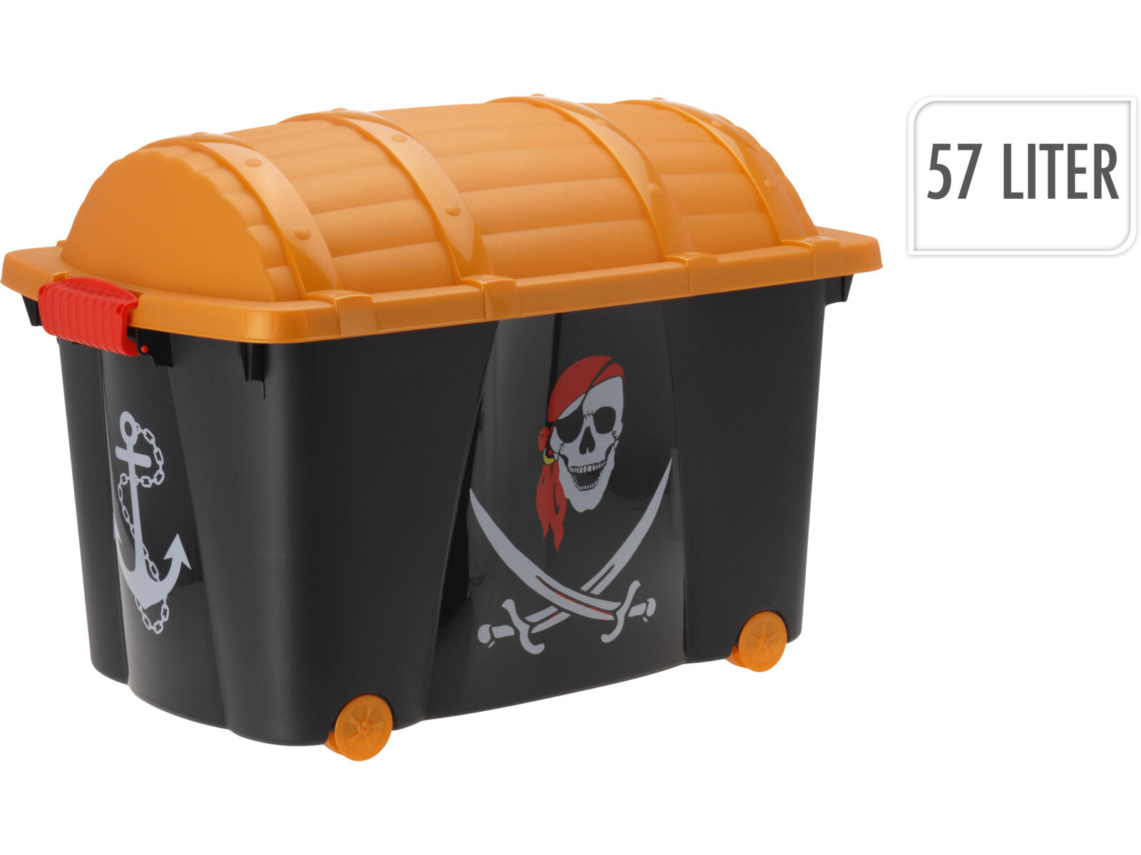 CAIXA PARA ARRUMAÇÃO PIRATA EM PLÁSTICO 60X40X42CM