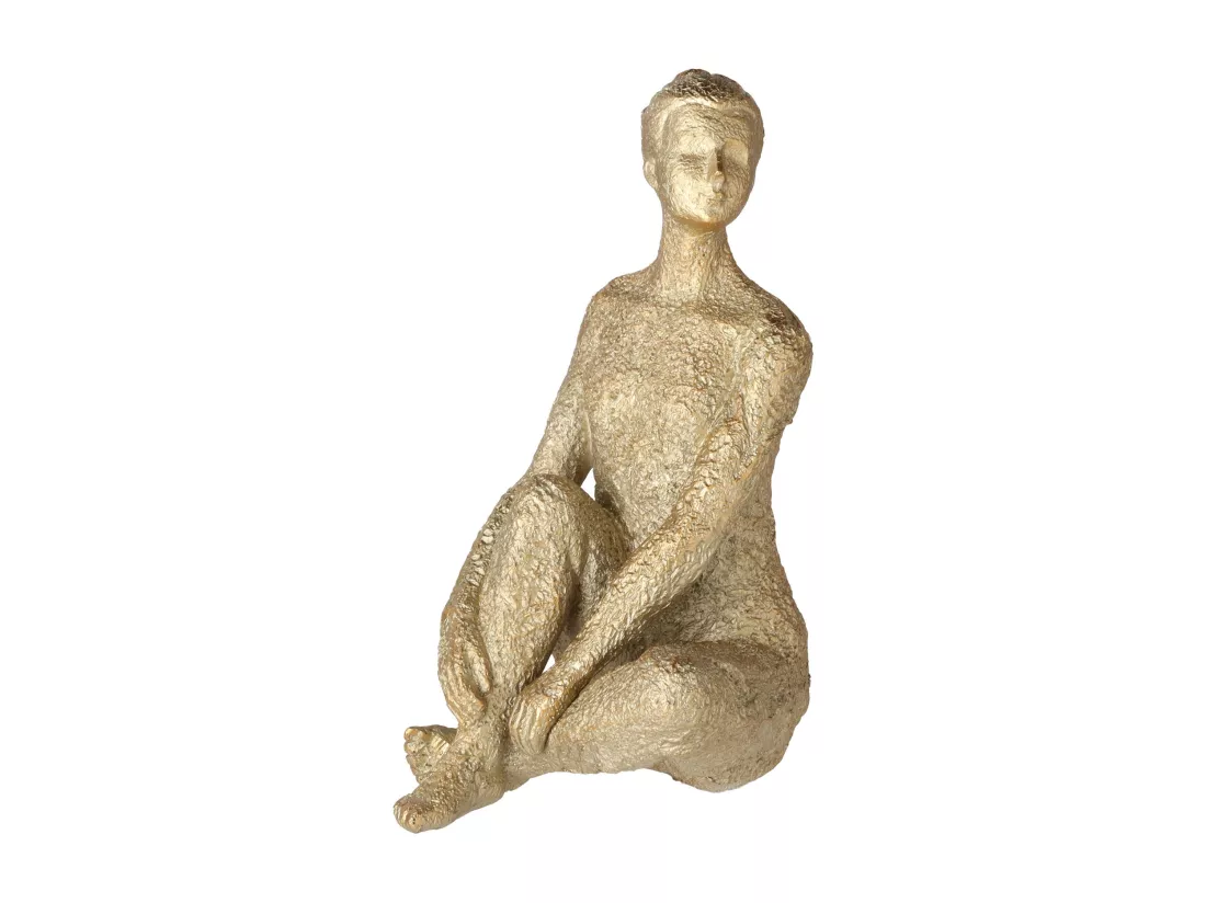 Figurine Zentra Or Moyen 27 x 13.5 x 19