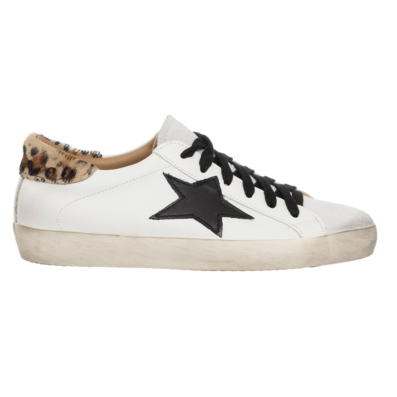 Loretta Pettinari Baskets en Cuir Tatiana blanches