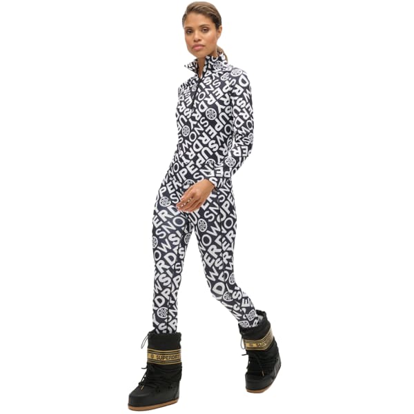 Collant thermique SUPERDRY BASE LAYER LEGGING SUPERDRY MONOGRAM BLACK