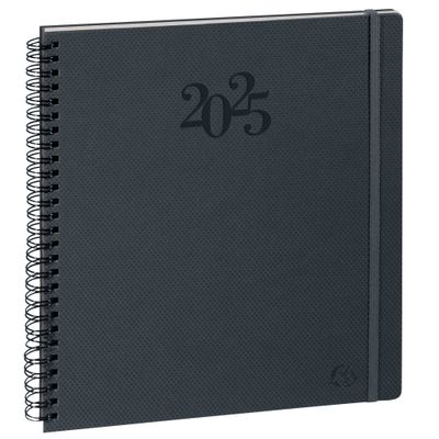 Agenda spiralé Swan Eurotime 22W - 1 semaine sur 2 pages - 18,5 x 22,5 cm - disponible dans différentes couleurs - Exacompta
