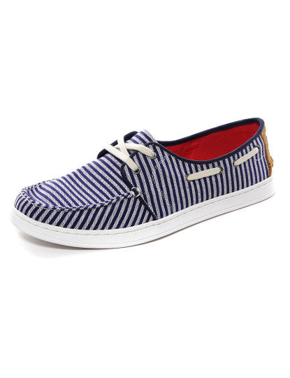 Toms Shoes Navy Blue Stripes