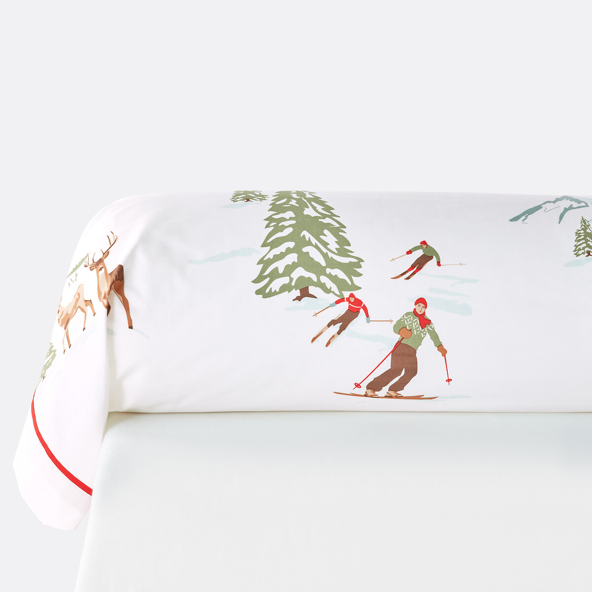 LA REDOUTE INTERIEURS<br>Bolstersloop em algodão percal, St Moritz