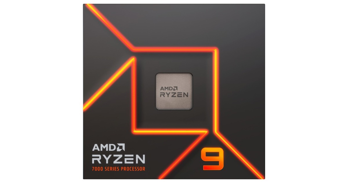 AMDRyzen 9 7900X, 4,7 GHz (5,6 GHz Turbo Boost) socket AM5 processor  (Unlocked, Boxed)