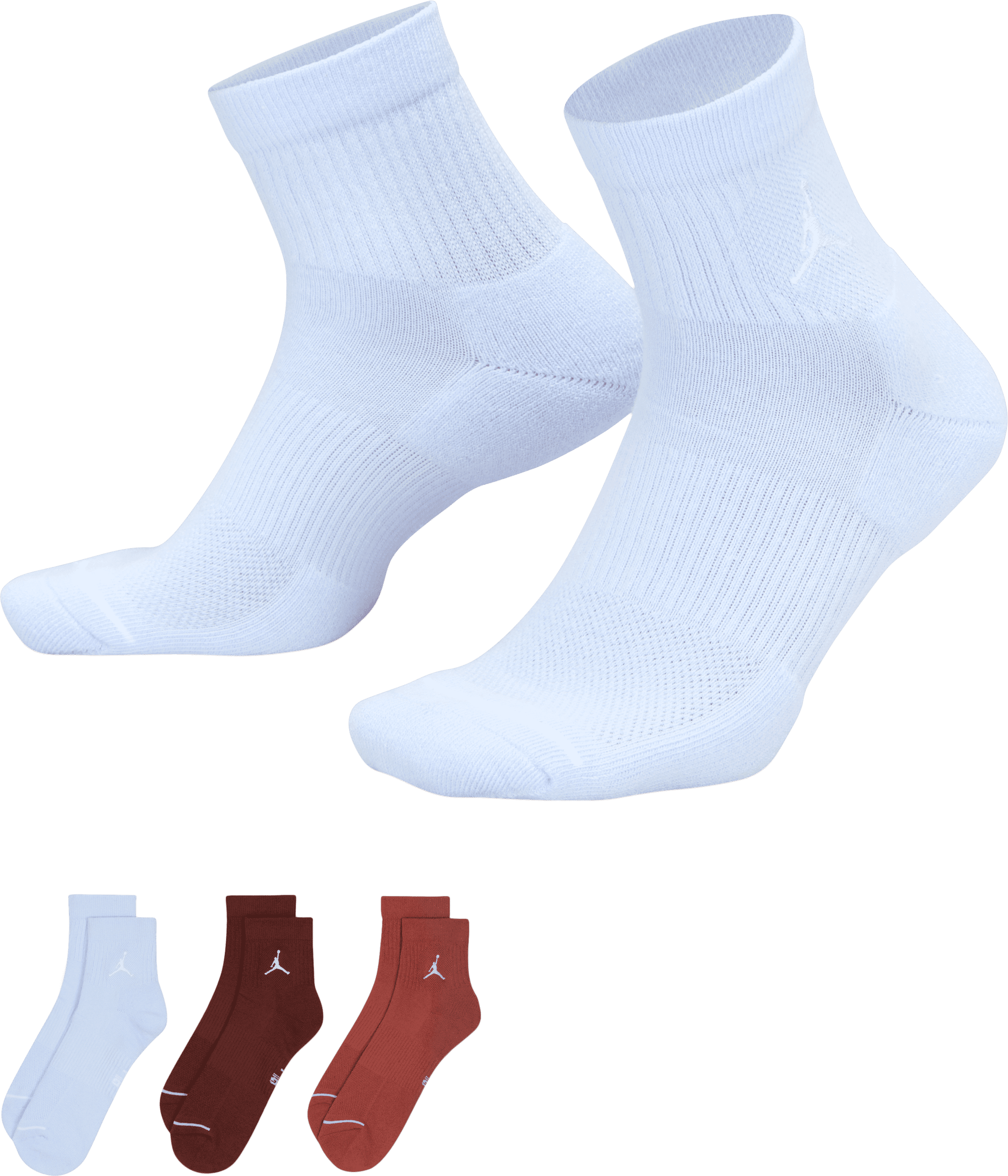 Jordan Everyday Crew 3er Pack Socken Schwarz F901