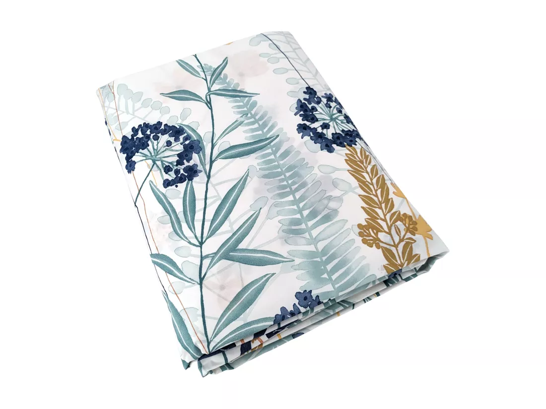 Housse de couette 200x200 cm Percale pur coton PETITE FOLIE Bleu