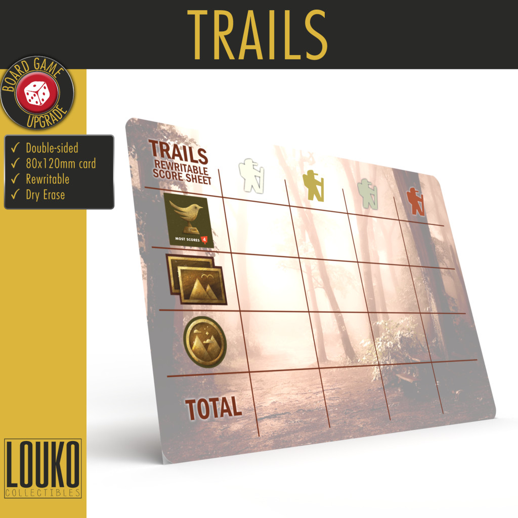 Trails - Feuille de score réinscriptible