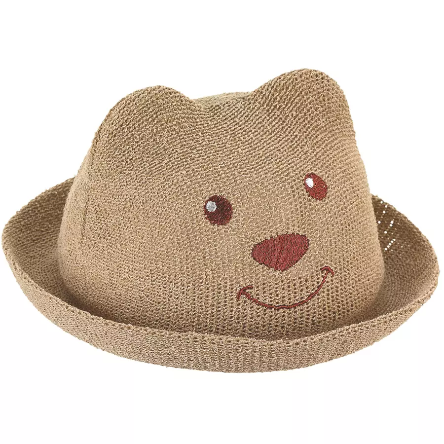 Sterntaler Strohhut Bär beige