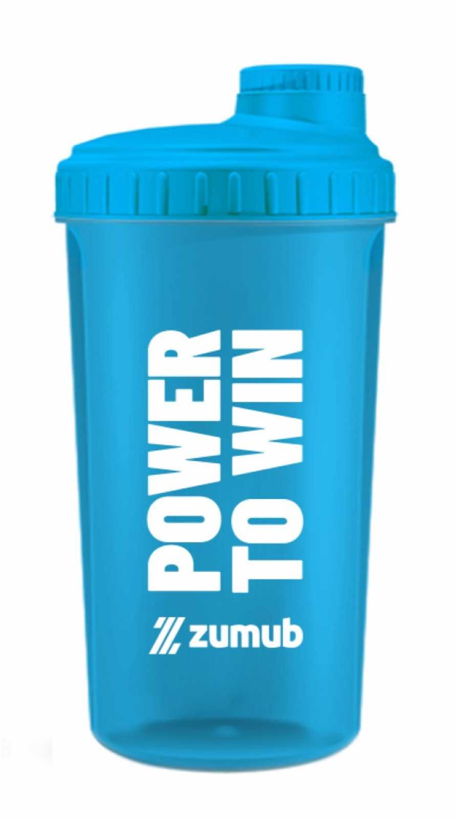 Zumub Shaker Power para Ganhar 700 ml Azul Néon