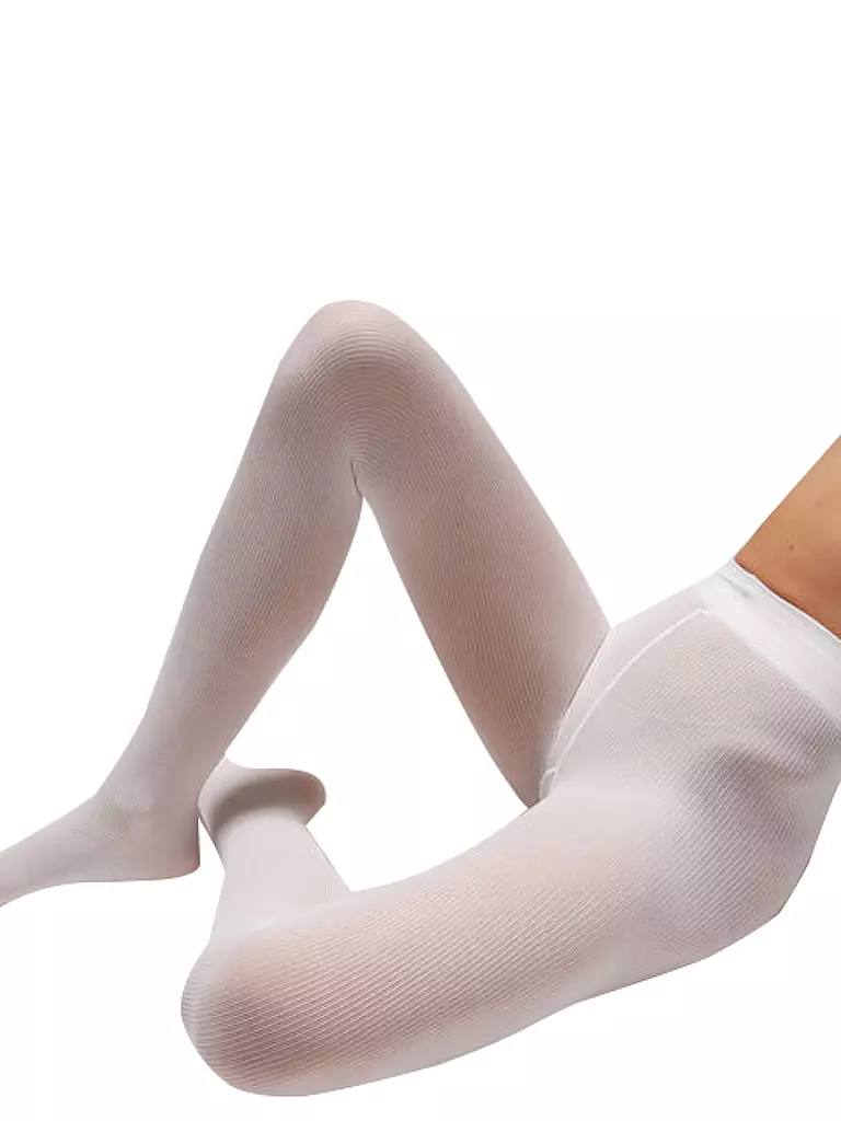 WOLFORD Modestrumpfhose Mary Cotton Rib beige