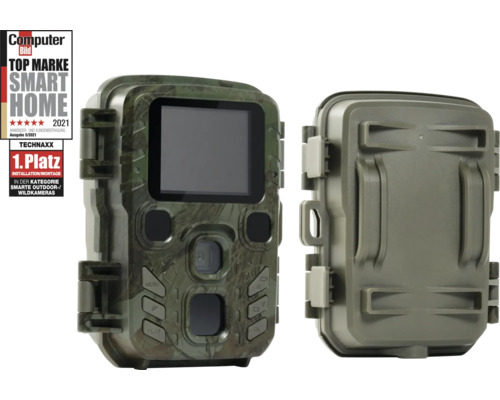 Technaxx Mini Nature Wild Cam TX-117 Op batterijen werkende bewakingscamera voor binnen en buiten, ca. 4,4 x 8,7 x 10,7 cm, Full HD